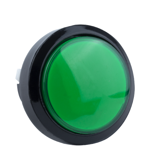 60mm 녹색 원형 LED 아케이드 스위치 버튼